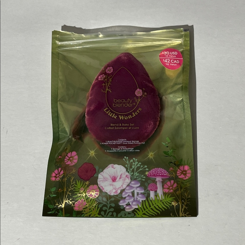 Beauty Blender Power Pocket Puff Dual Sided Powder Puff NEW Makeup Little Wonder